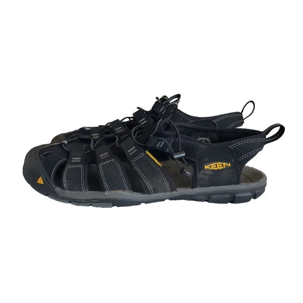 KEEN Clearwater CNX Black Waterproof Sandals Men's Size 12 Athletic